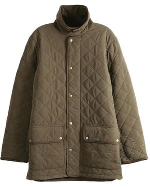 Barbour Thursby Quilted High-Neck Jacket - Brown