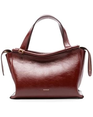 Wandler Patent-Finish Leather Tote Bag - Purple