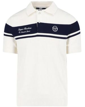 Sergio Tacchini Polo Young Line A Rayas - Azul