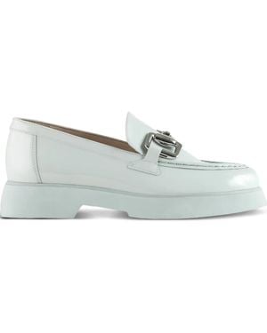 Högl Max Patent-Leather Horsebit Loafers - Grey