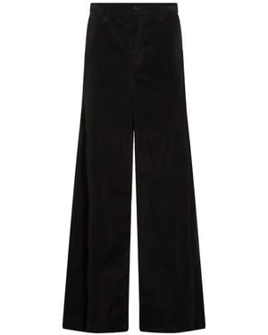 Lois Cordhose Mit Weitem Bein - Schwarz
