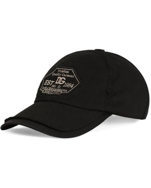 Dolce & Gabbana Jersey Baseball Cap - Black