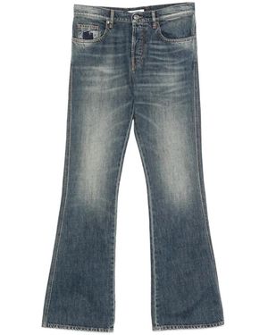 NUMERIS Ausgeblichene Jeans Mit Tragefalten - Blau