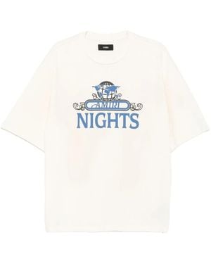 Amiri Nights T-Shirt - Wit
