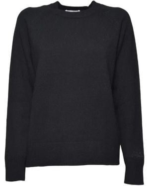 MC2 Saint Barth Raglan-Sleeve Crew-Neck Sweater - Black