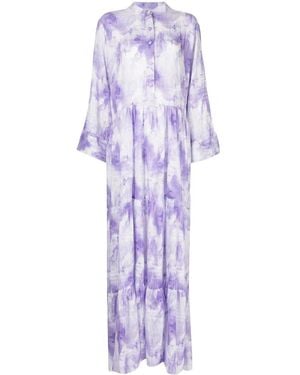 Bambah Gardenia Maxi Dress - Purple