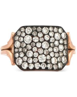 Sylva & Cie Mini Ten Table Ring Mit Diamanten - Weiß