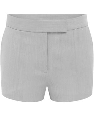 Alex Perry Wool Mini Shorts - Grey