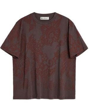 Our Legacy Box Floral-Print T-Shirt - Brown