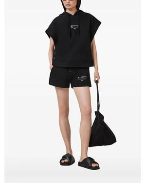 AllSaints Sorri Redact Logo Hoodie - Black