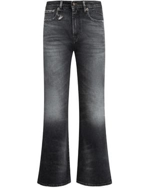 R13 Joan Flared Jeans - Grey