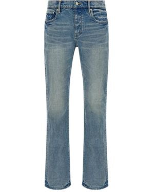 Purple Brand Logo-Patch Jeans - Blue