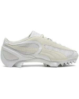 PUMA Beisser Lace-Up Cleats - White