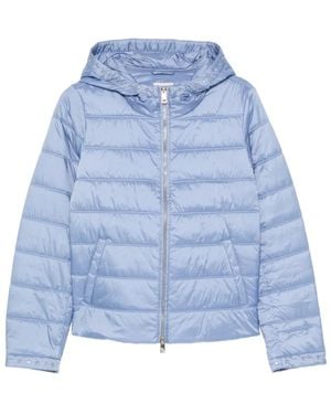 Liu Jo Jewel-Embellished Hooded Jacket - Blue