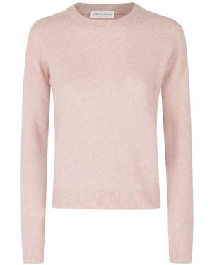 Roberto Collina Trui Met Ronde Hals - Roze