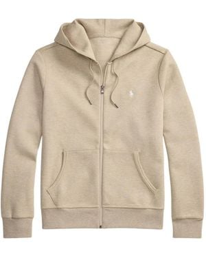 Polo Ralph Lauren Zip-up Hoodie - Natural