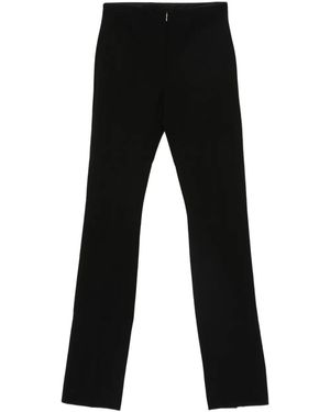 Sportmax Straight-Leg Knitted Trousers - Black