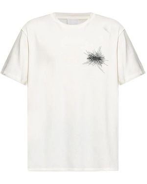 Isabel Marant Honore Embroidered Short-Sleeved T-Shirt - White