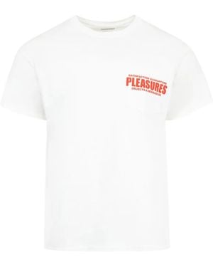Pleasures Staff Pocket T-Shirt - White