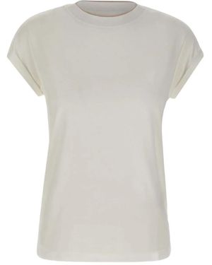 Eleventy Cuffed Crew-Neck T-Shirt - Grey
