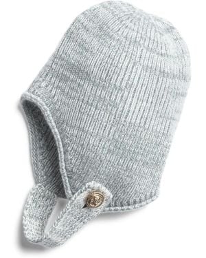 Barrie Knitted Bonnet - Blue