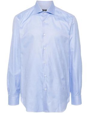 Barba Napoli コットン シャツ - ブルー