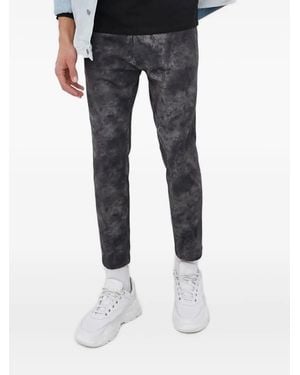 DRYKORN Tie-Dye Straight-Leg Trousers - Blue