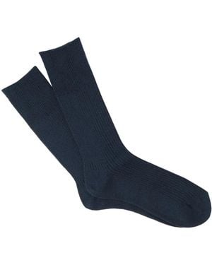 Anonymous Ism Chaussettes Crew Brillantes - Blue
