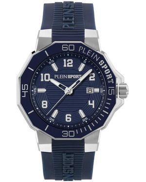 Philipp Plein Titan 3H 45Mm Watch - Blue