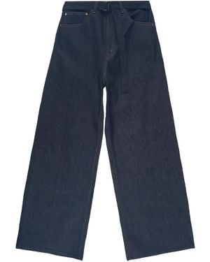Sacai ロゴパッチ ジーンズ - ブルー