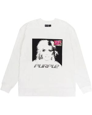 Purple Brand ロングtシャツ - ホワイト