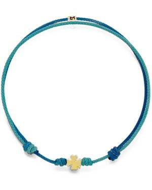 Luis Morais Clover Cord Bracelet - Blue