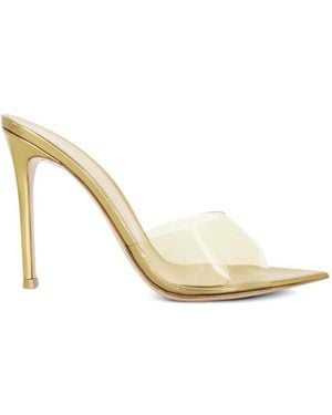 Gianvito Rossi Elle Pointed Mules - Metallic