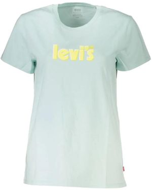 Levi's Logo-Print T-Shirt - Blue