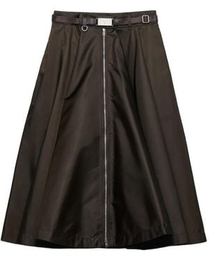 Prada Re-Nylon Circle Skirt - Black