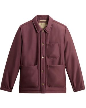 Woolrich Giacca Con Tasche - Viola