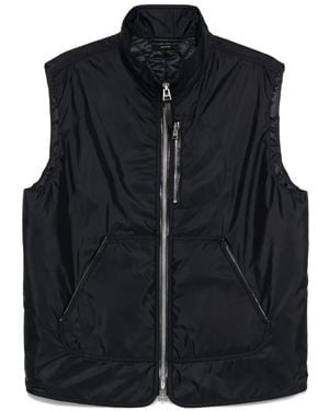 Tom Ford Chaleco con cremallera - Negro