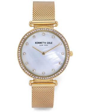 Kenneth Cole Classic Armbanduhr Mit Kristallen 36Mm - Mettallic