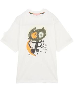 Tsumori Chisato Graphic-Print Crew-Neck T-Shirt - White