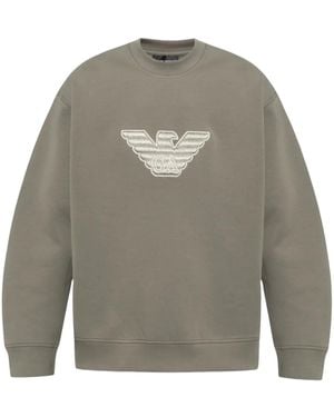 Emporio Armani ロゴ スウェットシャツ - グレー