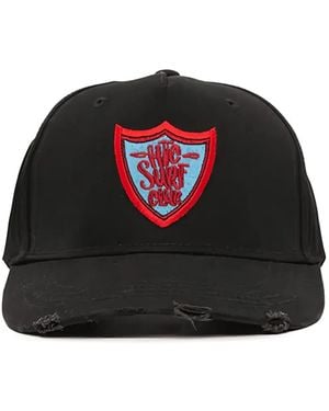 HTC Surf Club Baseballkappe Im Distressed-Look - Schwarz