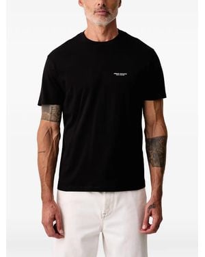 ARMANI EXCHANGE Logo-Print T-Shirt - Black