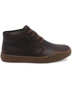 Camper Peu Terreno Lace-Up Leather High-Top Sneakers - Brown