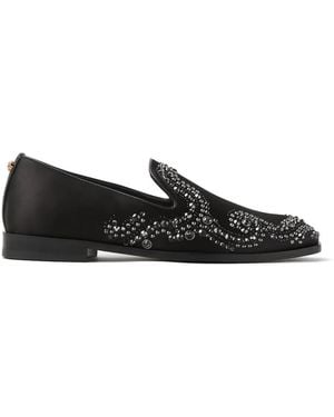 Versace Medusa-Embellished Loafers - Black