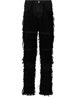 1017 ALYX 9SM Vaqueros rectos de x Blackmeans - Negro
