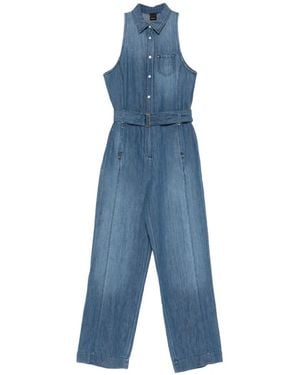 Pinko Belted Jumpsuit - Blue