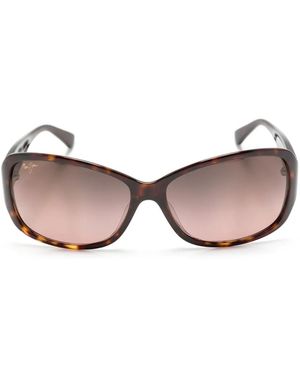 Maui Jim Tortoiseshell Rectangle-Frame Sunglasses - Pink