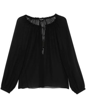 Tom Ford Silk Blouse - Black