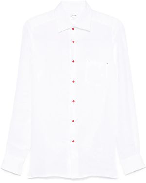 Kiton Linen Shirt - White