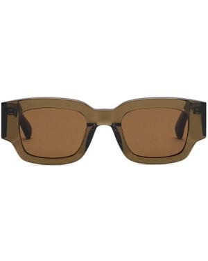 Ami Paris 75001 Square-Frame Sunglasses - Brown